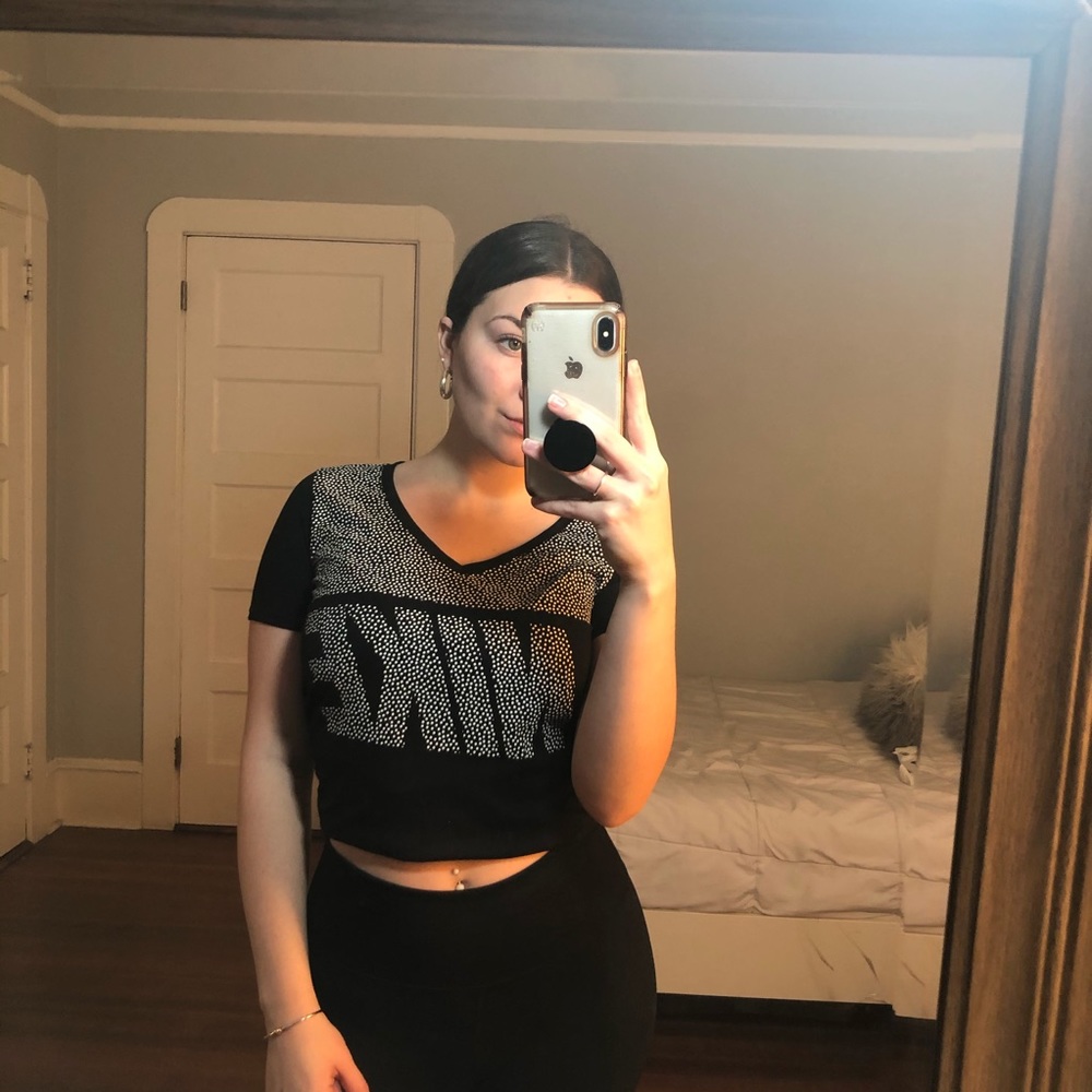 NIKE BLACK DRI-FIT SHORT SLEEVE TEE
